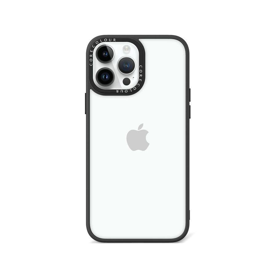 iPhone 13 Pro Max ブラック クリア スマホケース - CORECOLOUR