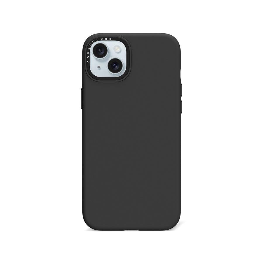 iPhone 15 Plus ブラック シリコン スマホケース MagSafe対応 - 株式会社CORECOLOUR