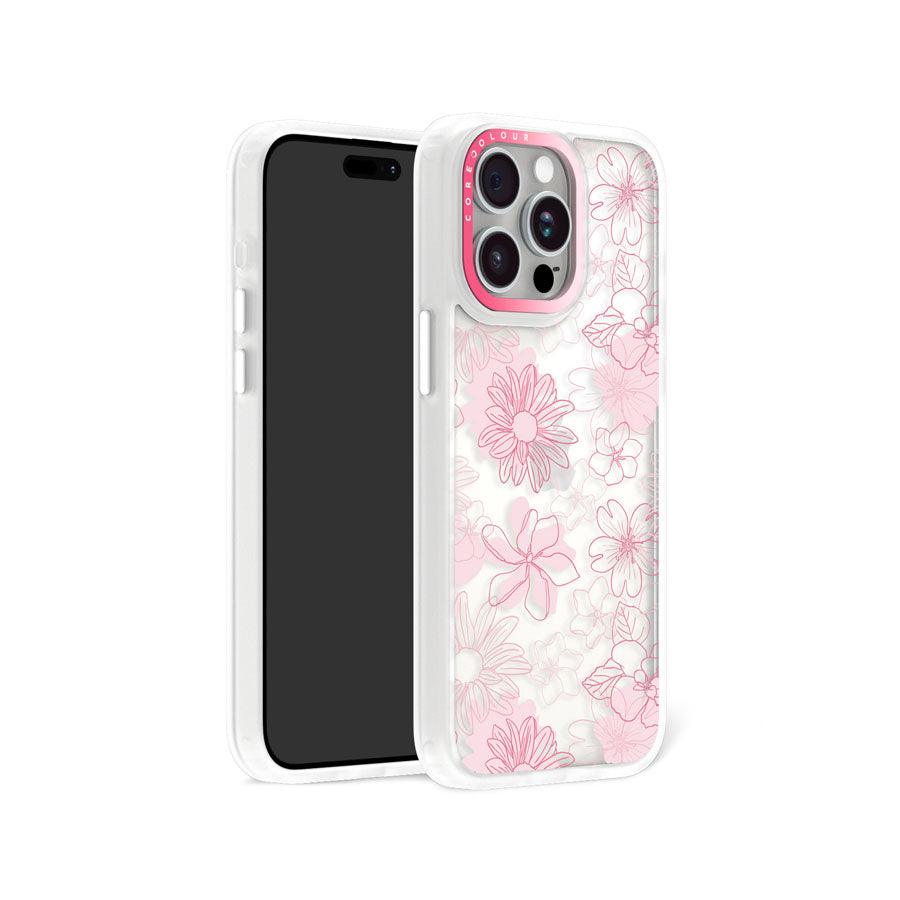 iPhone 15 Pro ピンク桜 スマホケース - CORECOLOUR