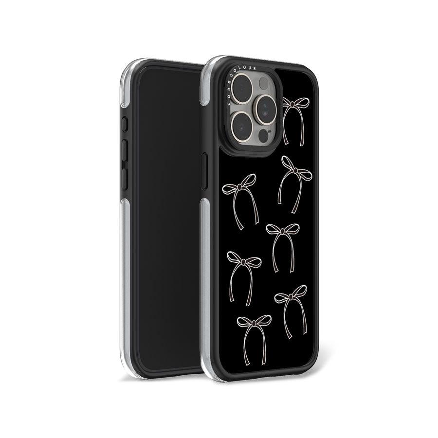 iPhone 15 Pro Max ブラックリボン カメラリングスタンド スマホケース MagSafe対応 - 株式会社CORECOLOUR
