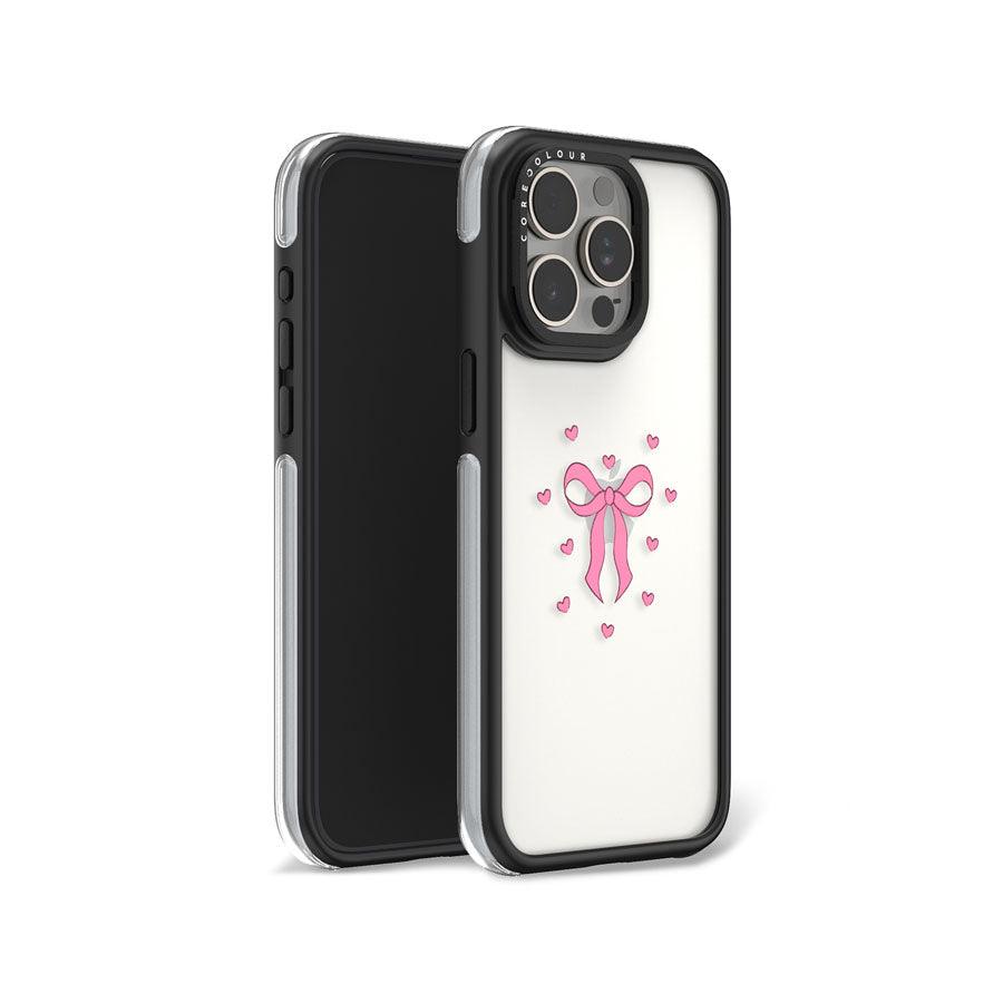 iPhone 15 Pro Max リボンハート カメラリングスタンド スマホケース - 株式会社CORECOLOUR