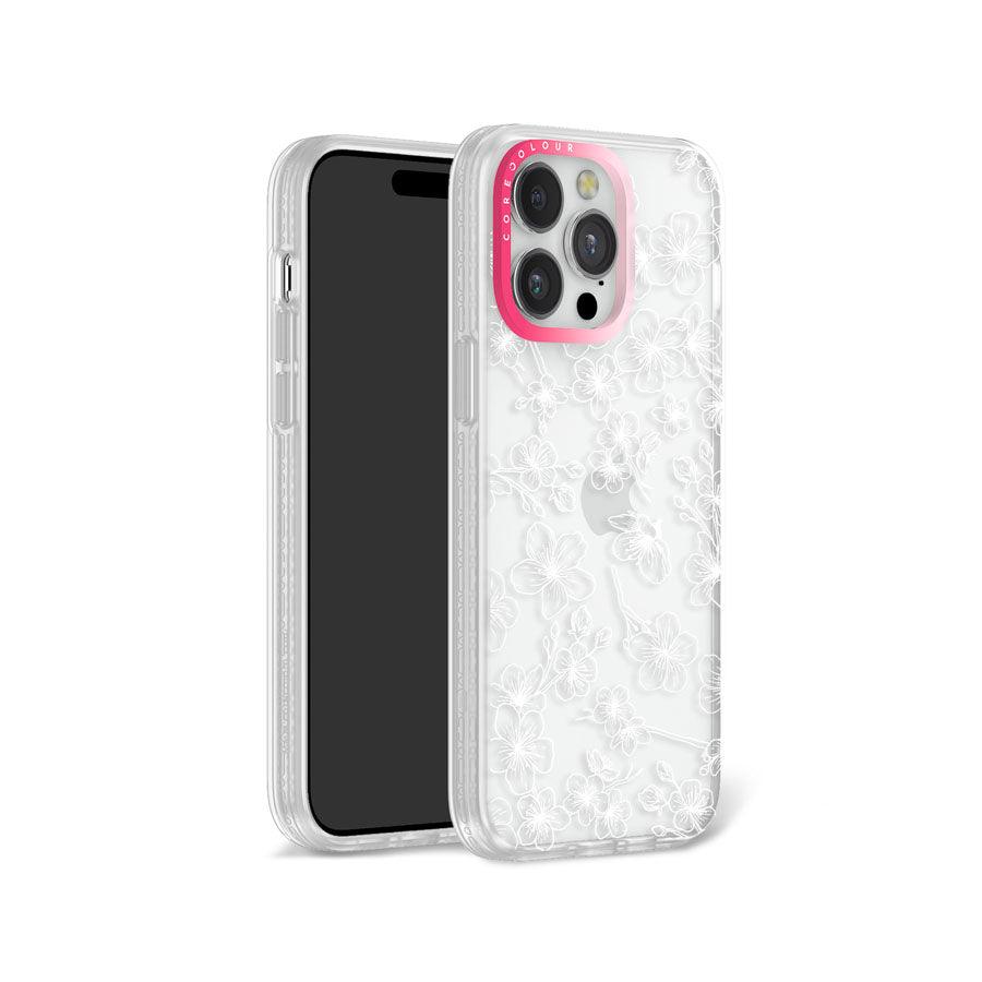iPhone 13 Pro Max ホワイト桜 スマホケース - CORECOLOUR