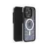iPhone 15 Pro マットブラック モダン曲線 カメラリングスタンド スマホケース MagSafe対応 - CORECOLOUR