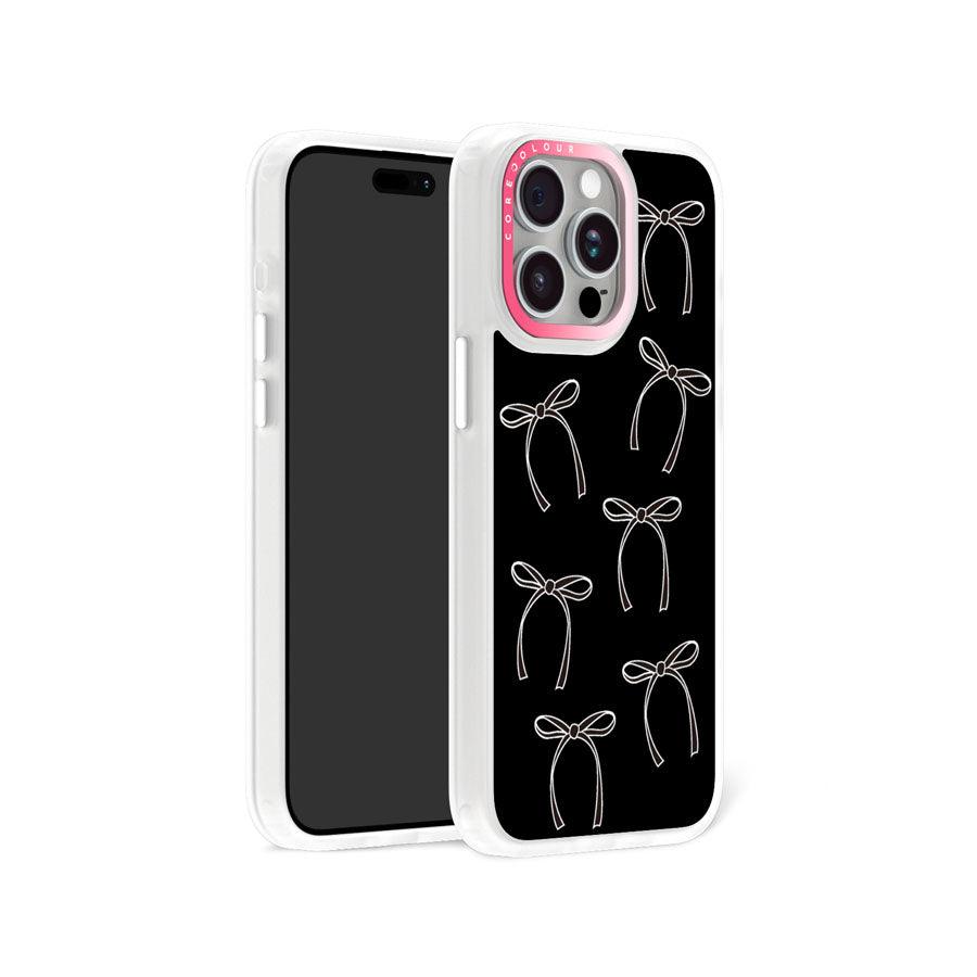 iPhone 15 Pro Max ブラックリボン スマホケース - 株式会社CORECOLOUR
