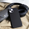 iPhone 12 ブラック シリコン スマホケース MagSafe対応 - CORECOLOUR