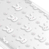 iPhone 14 Plus ウサギとお花 スマホケース - CORECOLOUR