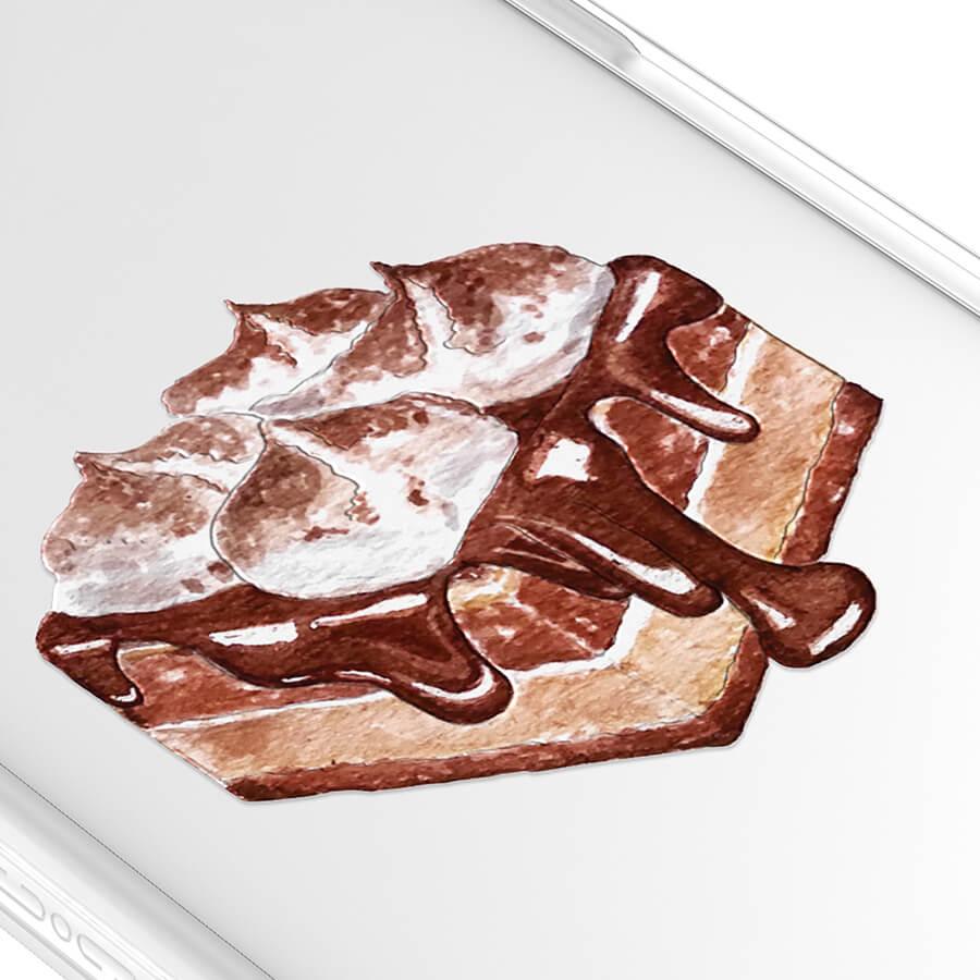 iPhone 14 Plus チョコケーキ スマホケース - CORECOLOUR