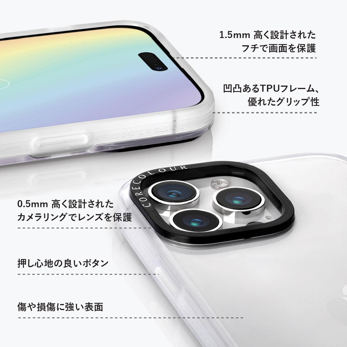 iPhone 15 Pro Max 桜チェック柄 スマホケース - CORECOLOUR