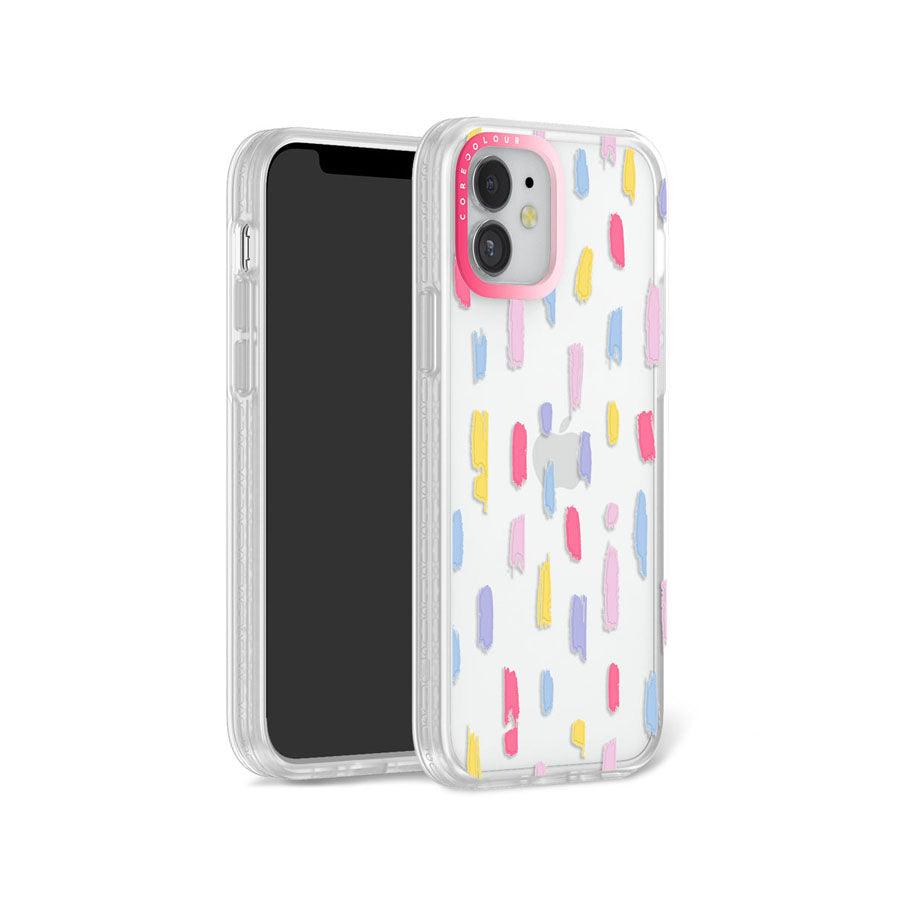 iPhone 12 パステルカラー　雨スマホケース - CORECOLOUR