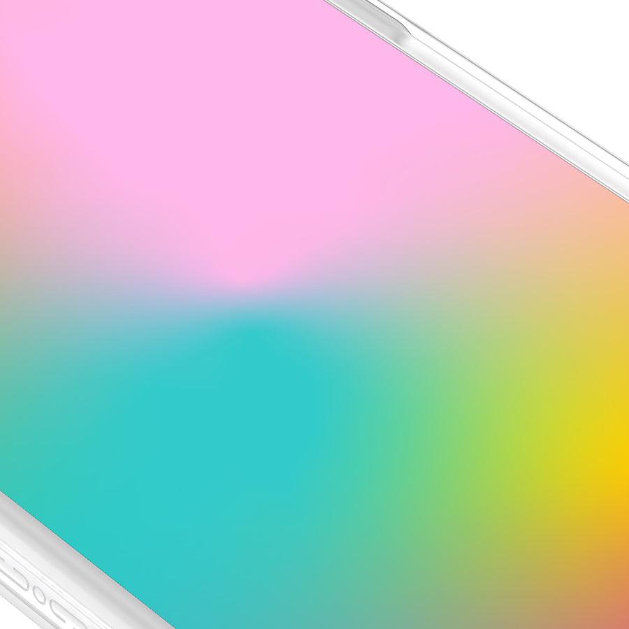 iPhone 15 Pro オーロラ スパイラル カメラリングスタンド スマホケース - CORECOLOUR