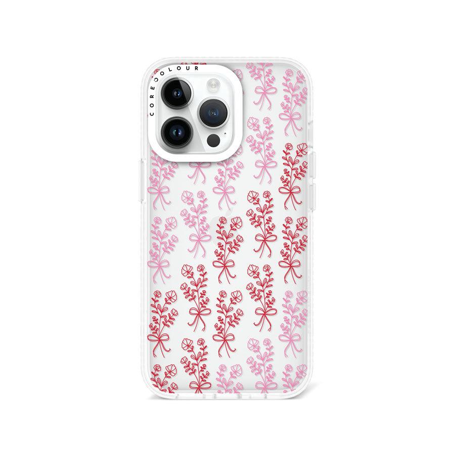 iPhone 13 Pro 幸せの花 クリア スマホケース - CORECOLOUR