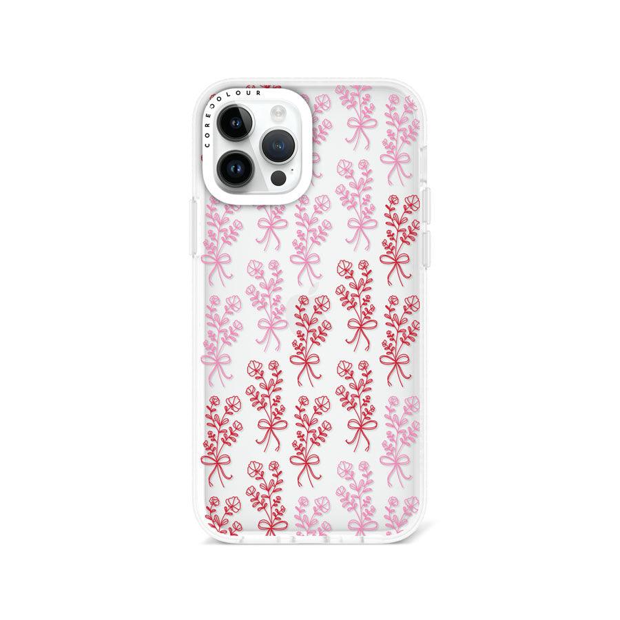 iPhone 12 Pro 幸せの花 クリア スマホケース - CORECOLOUR