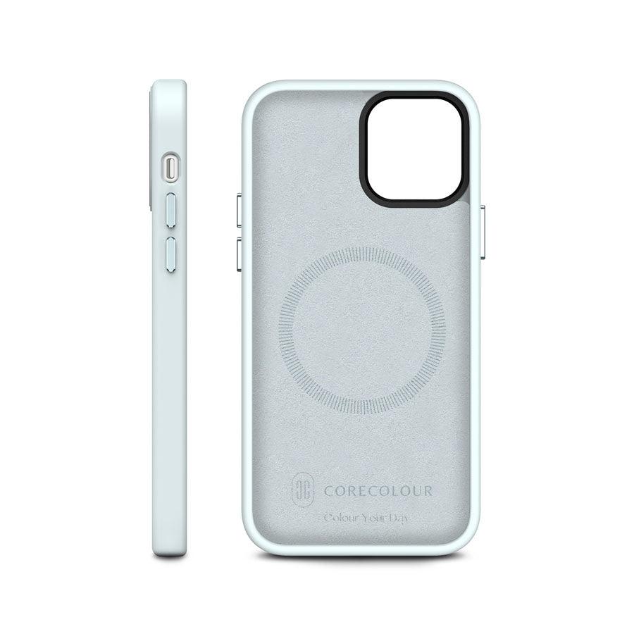 iPhone 14 スカイブルー シリコン スマホケース MagSafe対応 – 株式
