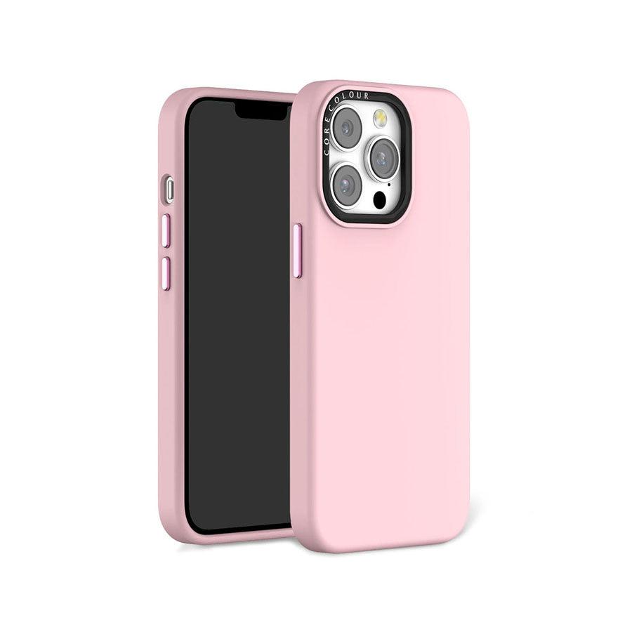 iPhone 13 Pro ピンク シリコン スマホケース MagSafe対応 - CORECOLOUR