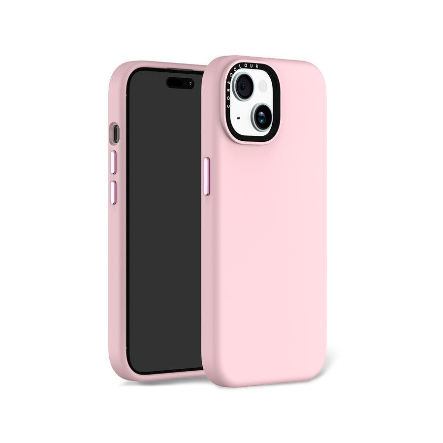 iPhone 15 ピンク シリコン スマホケース MagSafe対応 - 株式会社CORECOLOUR