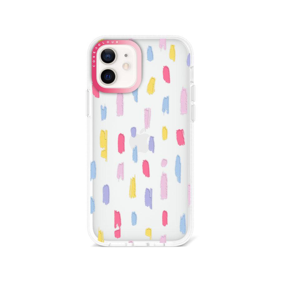 iPhone 12 パステルカラー　雨スマホケース - CORECOLOUR