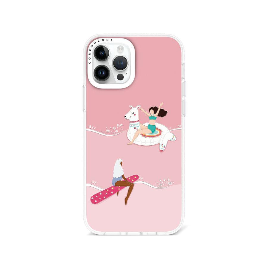 iPhone 12 Pro Max ピンク色の夏 スマホケース - CORECOLOUR