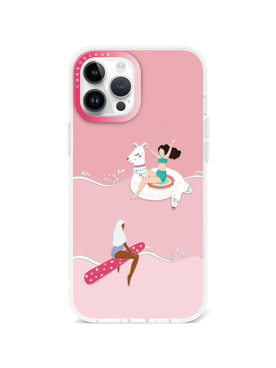 iPhone 12 Pro Max ピンク色の夏 スマホケース - CORECOLOUR