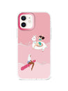 iPhone 12 ピンク色の夏 スマホケース - CORECOLOUR