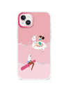 iPhone 14 Plus ピンク色の夏 スマホケース - CORECOLOUR