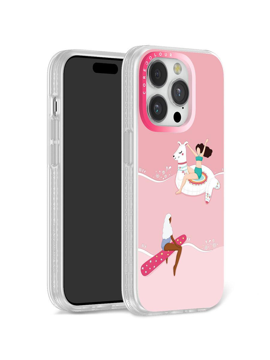 iPhone 14 Pro ピンク色の夏 スマホケース - CORECOLOUR