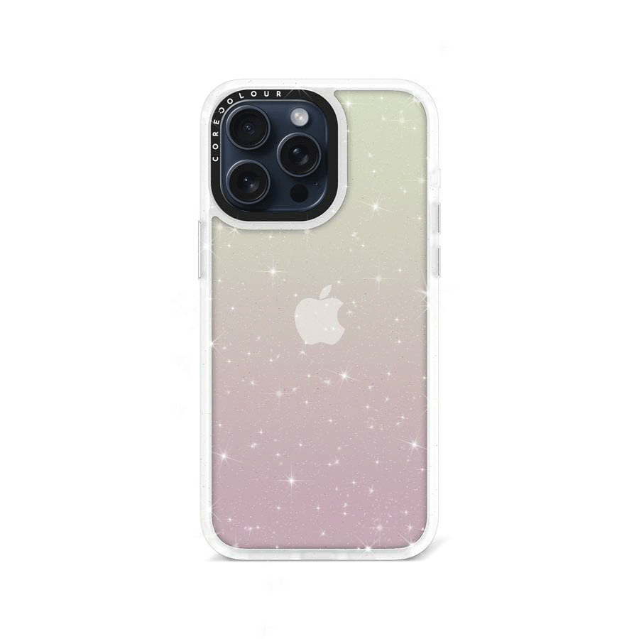 iPhone 15 Pro Max キラキラ オーロラカラー スマホケース