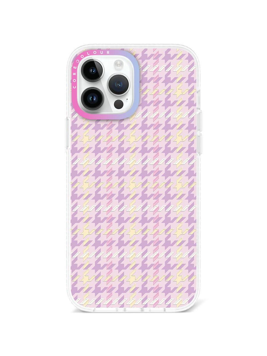 iPhone 13 Pro Max ピンク イルージョン柄 スマホケース
