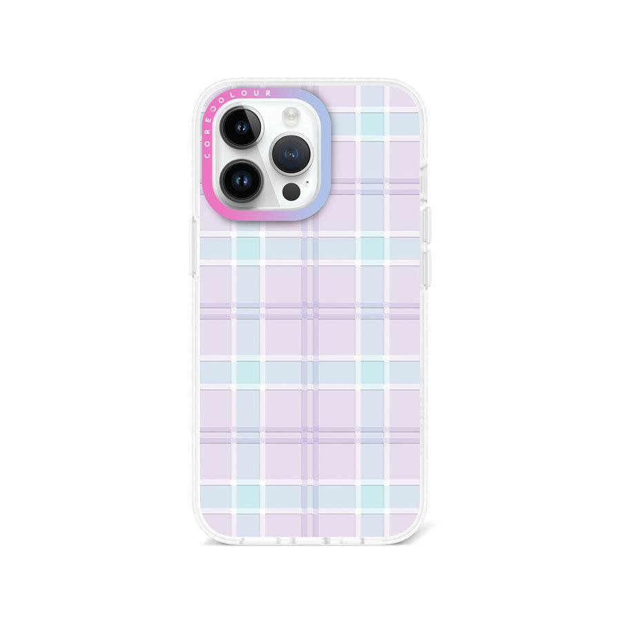 iPhone 13 Pro ピンク チェック柄 スマホケース - CORECOLOUR