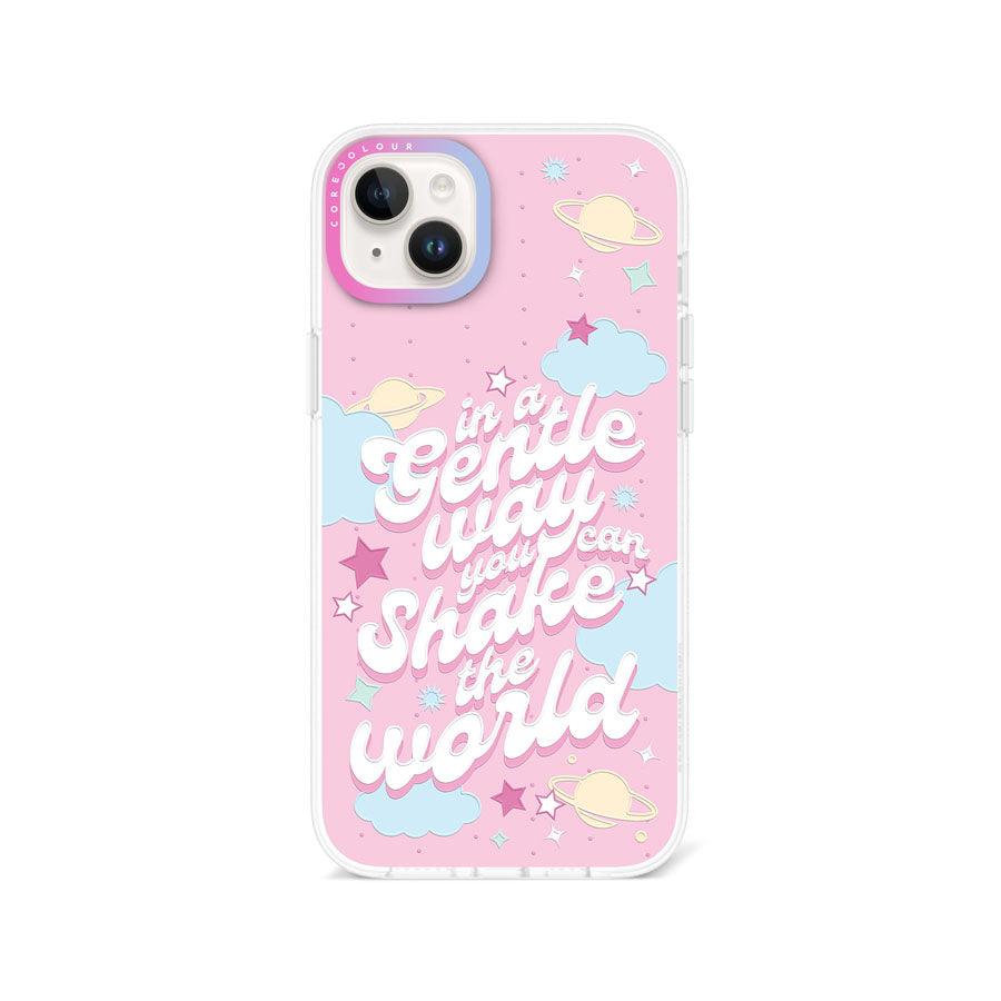 iPhone 14 Plus ピンク ポップなカートゥーン調 スマホケース - CORECOLOUR