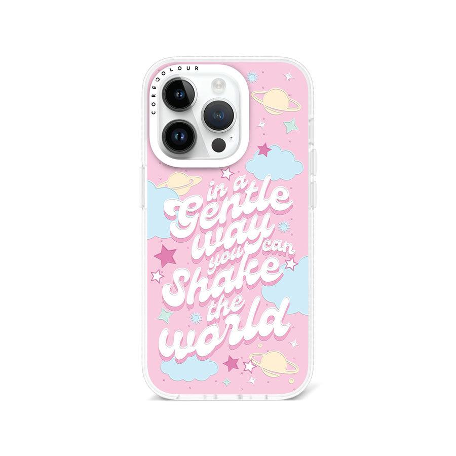 iPhone 14 Pro ピンク ポップなカートゥーン調 スマホケース - CORECOLOUR
