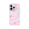 iPhone 14 Pro ピンク ポップなカートゥーン調 スマホケース - CORECOLOUR
