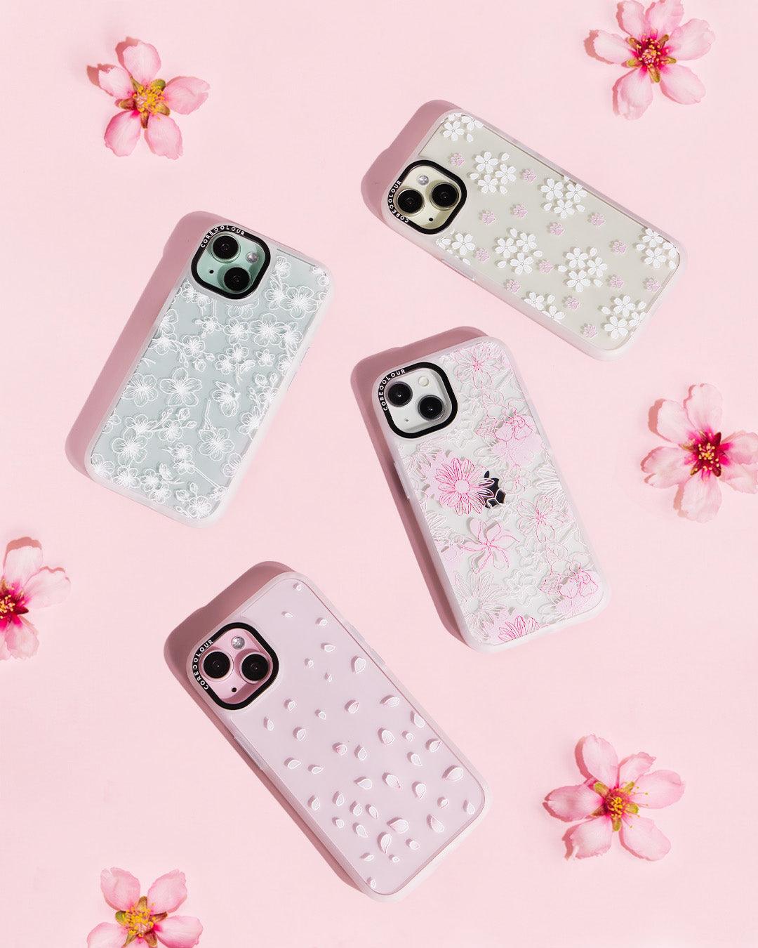 iPhone 13 Pro ピンク桜びら スマホケース - CORECOLOUR