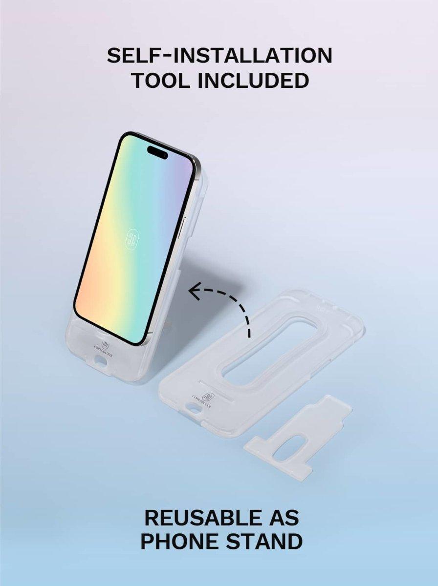 iPhone 13 Pro Max用 スクリーンフィルム 高透明度 【ガイド枠付き】 - CORECOLOUR
