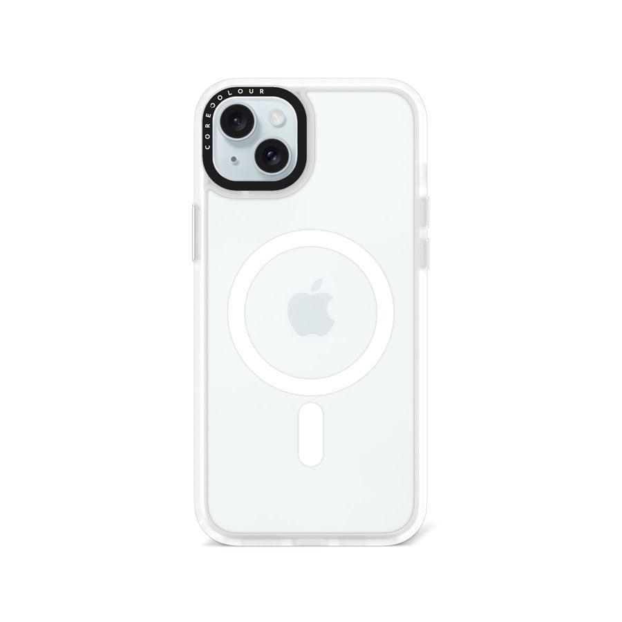 Magsafe iPhone15 ケース オフホワイト シリコン - iPhoneアクセサリー