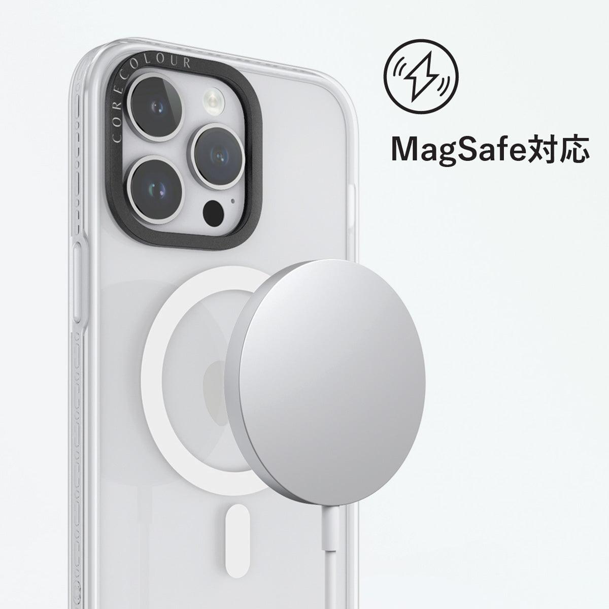 iPhone 15 Pro MagSafe対応 韓国で人気・キラキラのラメ入りケース