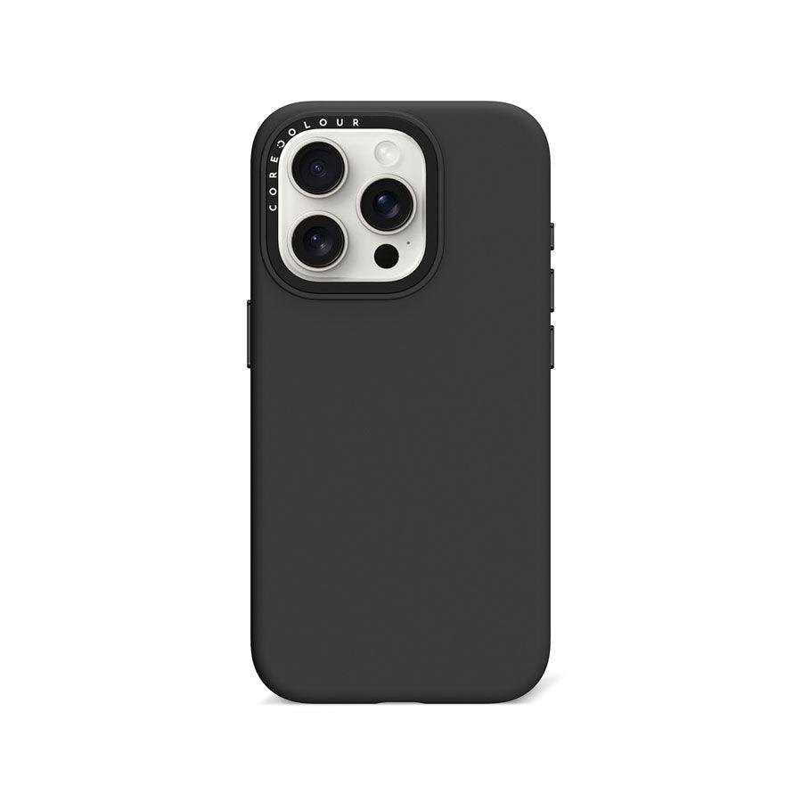 iPhone 15 Pro ブラック シリコン スマホケース MagSafe対応 - 株式会社CORECOLOUR