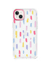 iPhone 15 Plus パステルカラー 雨 スマホケース - CORECOLOUR