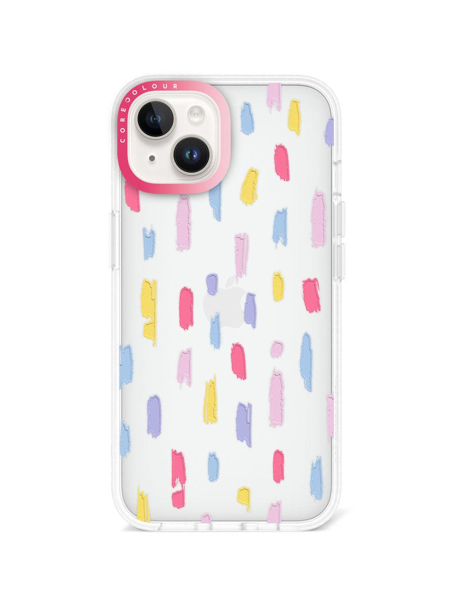iPhone 15 パステルカラー 雨スマホケース - CORECOLOUR